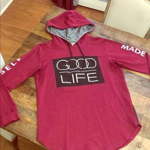 Men’s Lightweight Graphic “Good Life” Hoodie